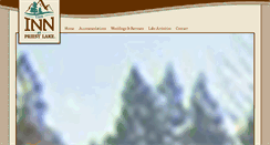 Desktop Screenshot of innatpriestlake.com